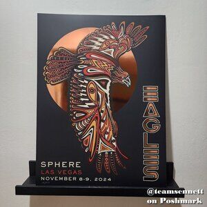 Nov. 8 & 9 / Copper FOIL Eagles Sphere Poster / WEEKEND 6 / Las Vegas
